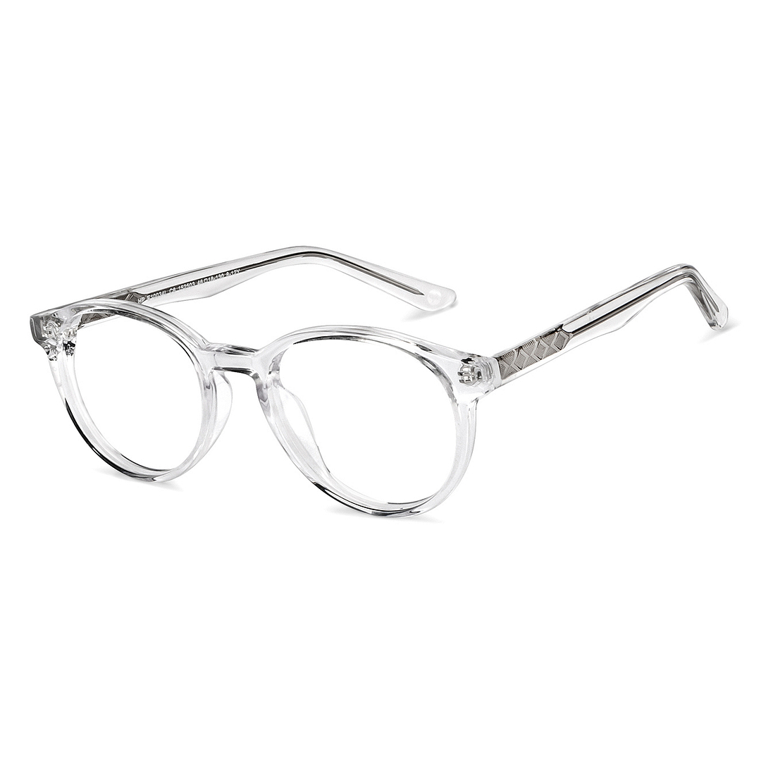 Hooper Online Crystal Transparent Full Rim Round right side