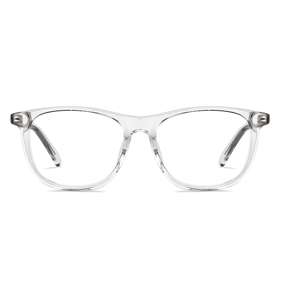 Hooper Online Crystal Transparent Full Rim Square left side