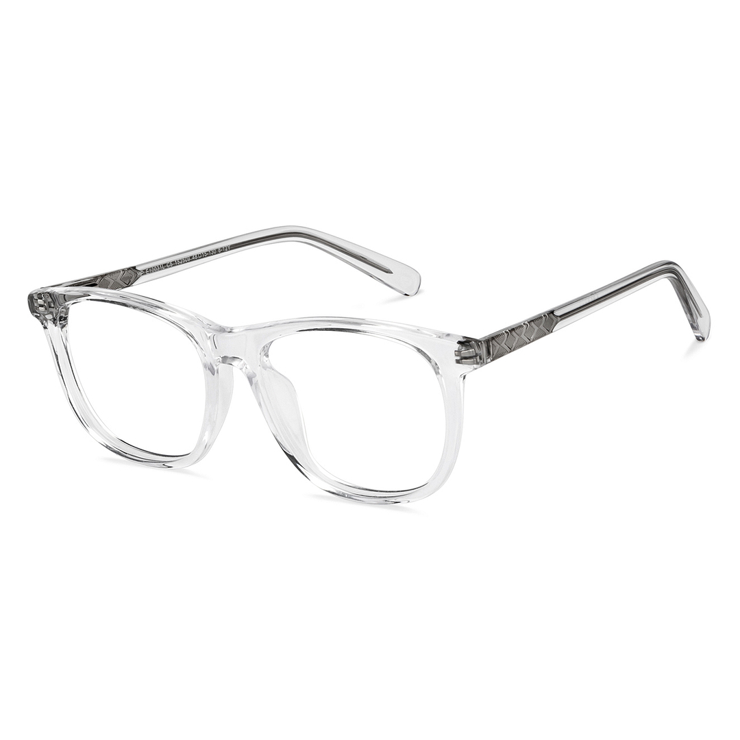 Hooper Online Crystal Transparent Full Rim Square right side
