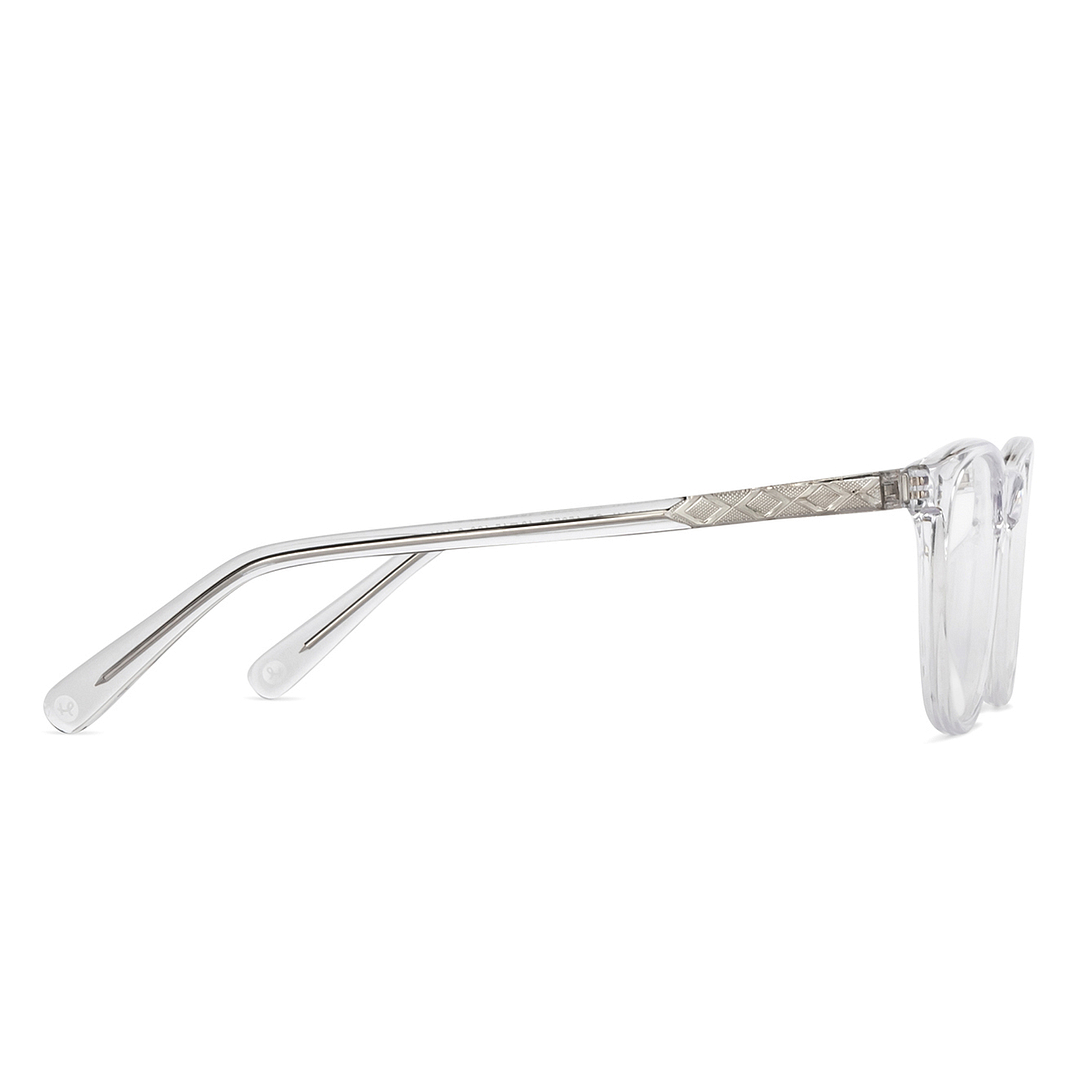 Hooper Online Crystal Transparent Full Rim Square left side