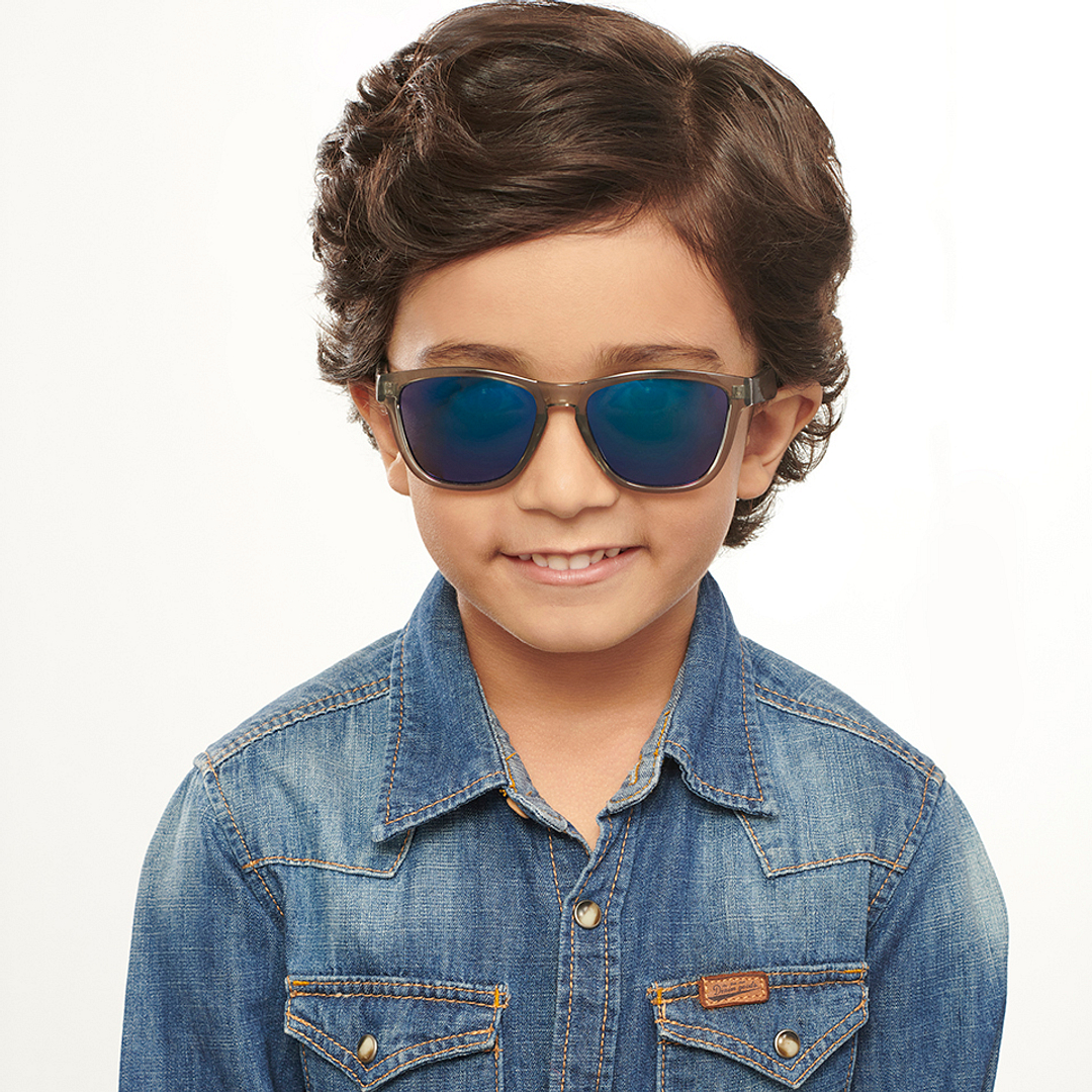 Hooper Grey Transparent Full Rim Square right side