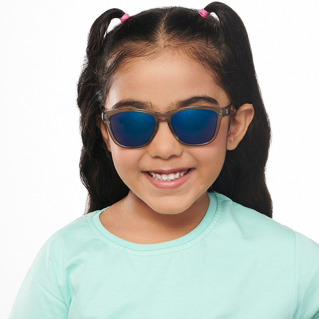 Hooper Grey Transparent Full Rim Square right side