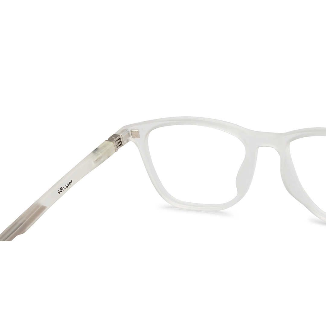 Hooper Online Crystal Transparent Full Rim Rectangle right side