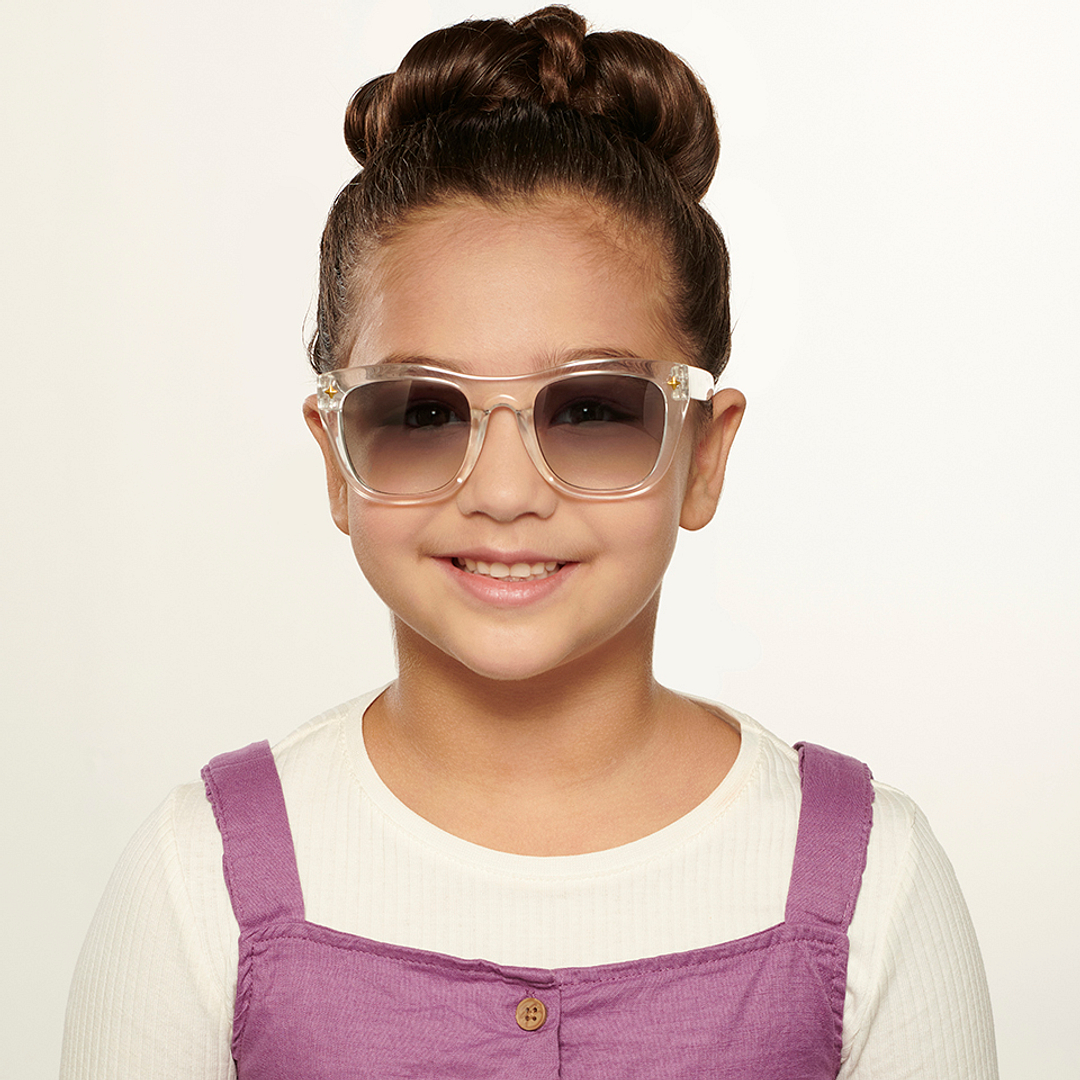 Hooper Crystal Transparent Full Rim Square right side