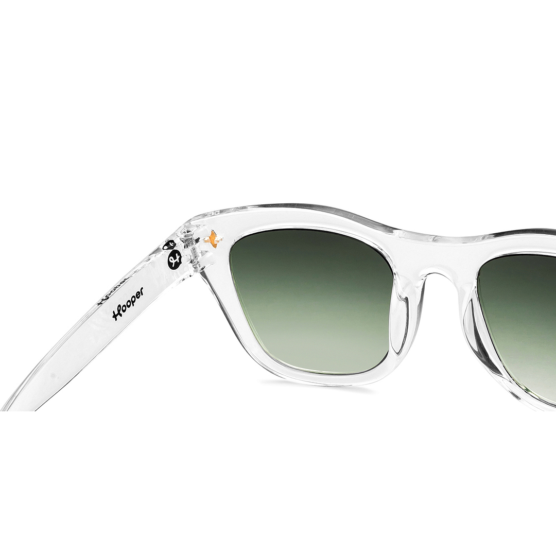 Hooper Crystal Transparent Full Rim Square right side