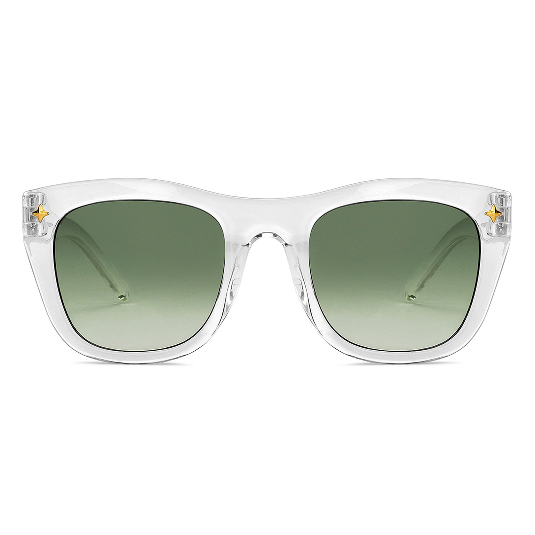 Hooper Crystal Transparent Full Rim Square right side