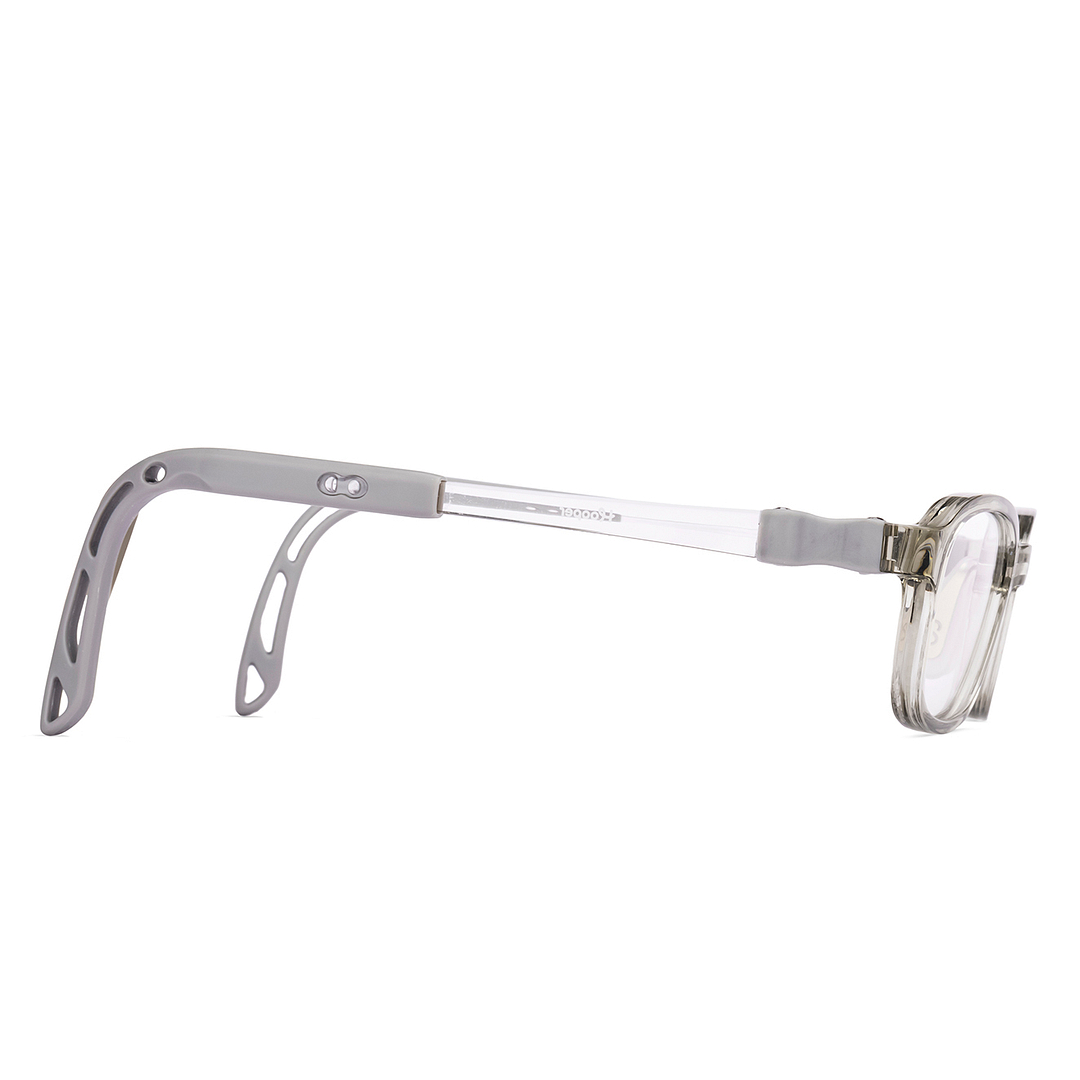 Hooper Green Transparent Full Rim Rectangle left side