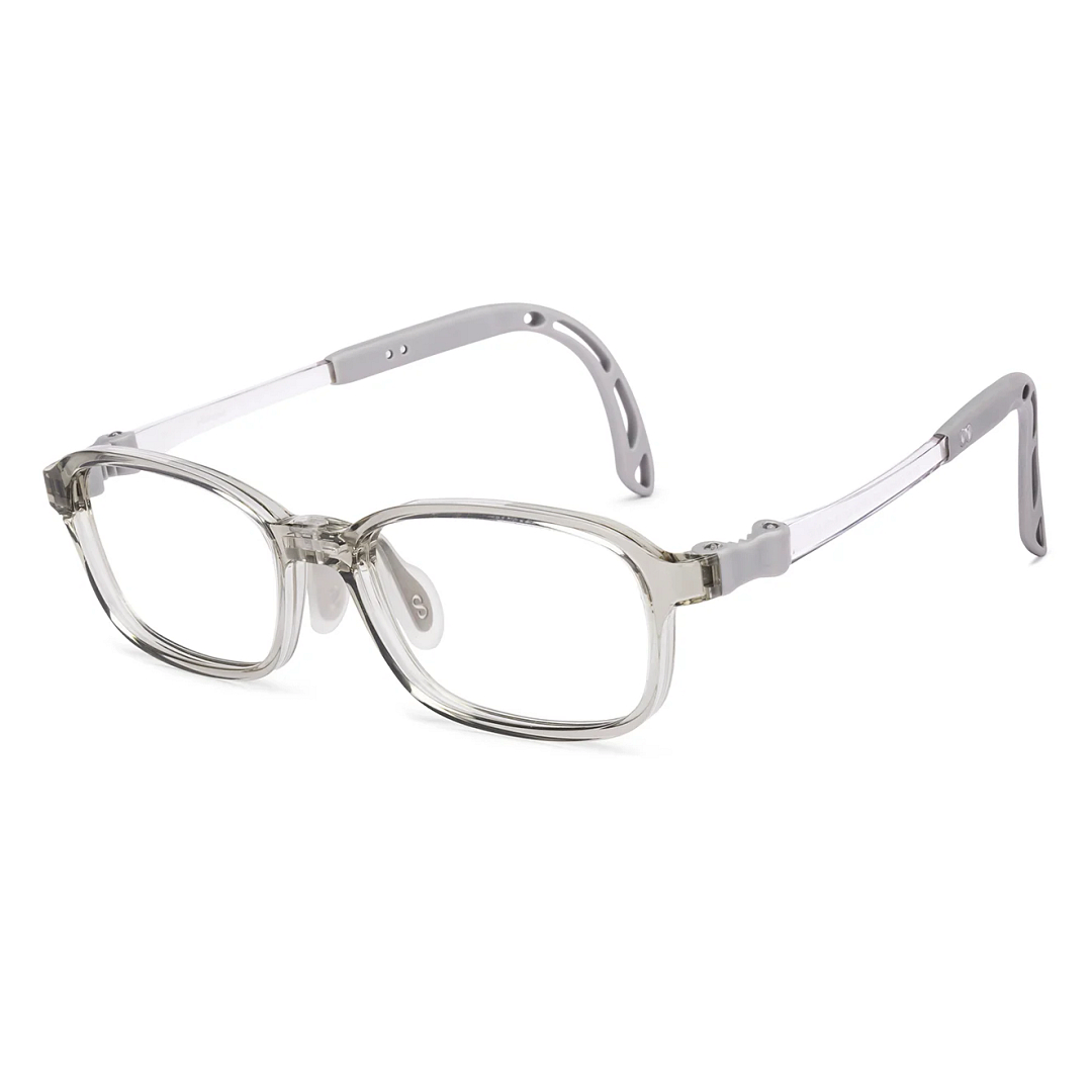 Hooper Green Transparent Full Rim Rectangle left side