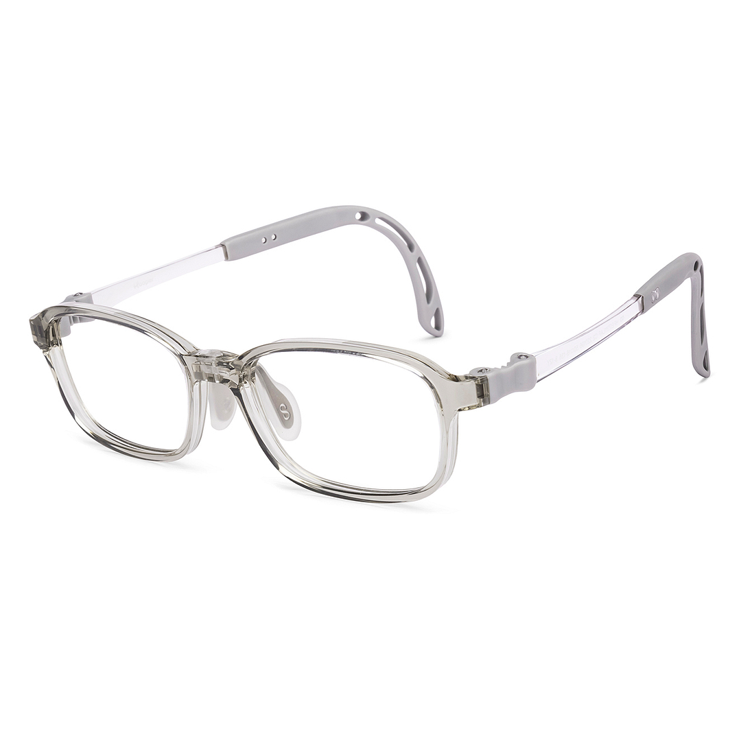 Hooper Green Transparent Full Rim Rectangle left side
