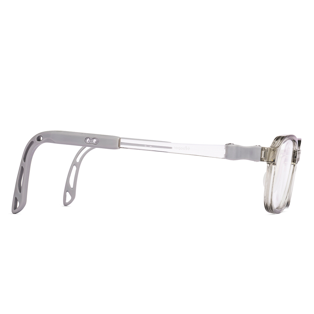 Hooper Green Transparent Full Rim Rectangle left side