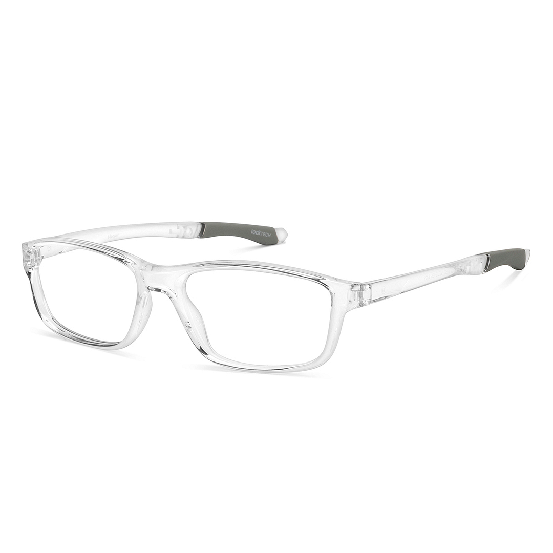 Hooper Online Crystal Transparent Full Rim Rectangle left side