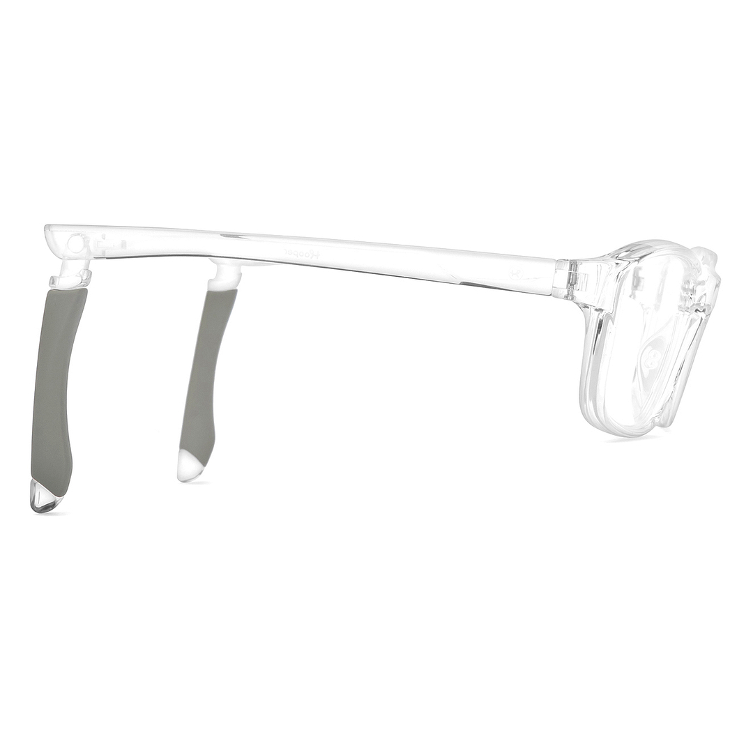 Hooper Online Crystal Transparent Full Rim Rectangle right side
