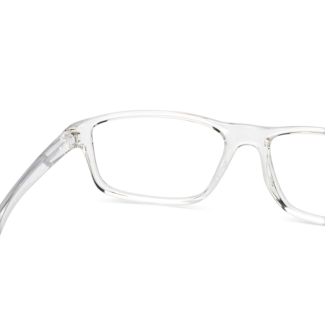 Hooper Online Crystal Transparent Full Rim Rectangle right side