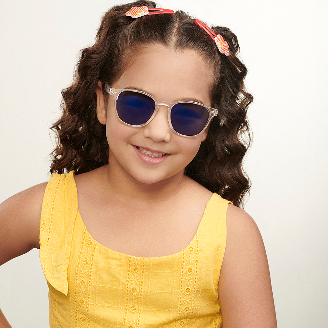 Hooper Crystal Transparent Full Rim Square right side