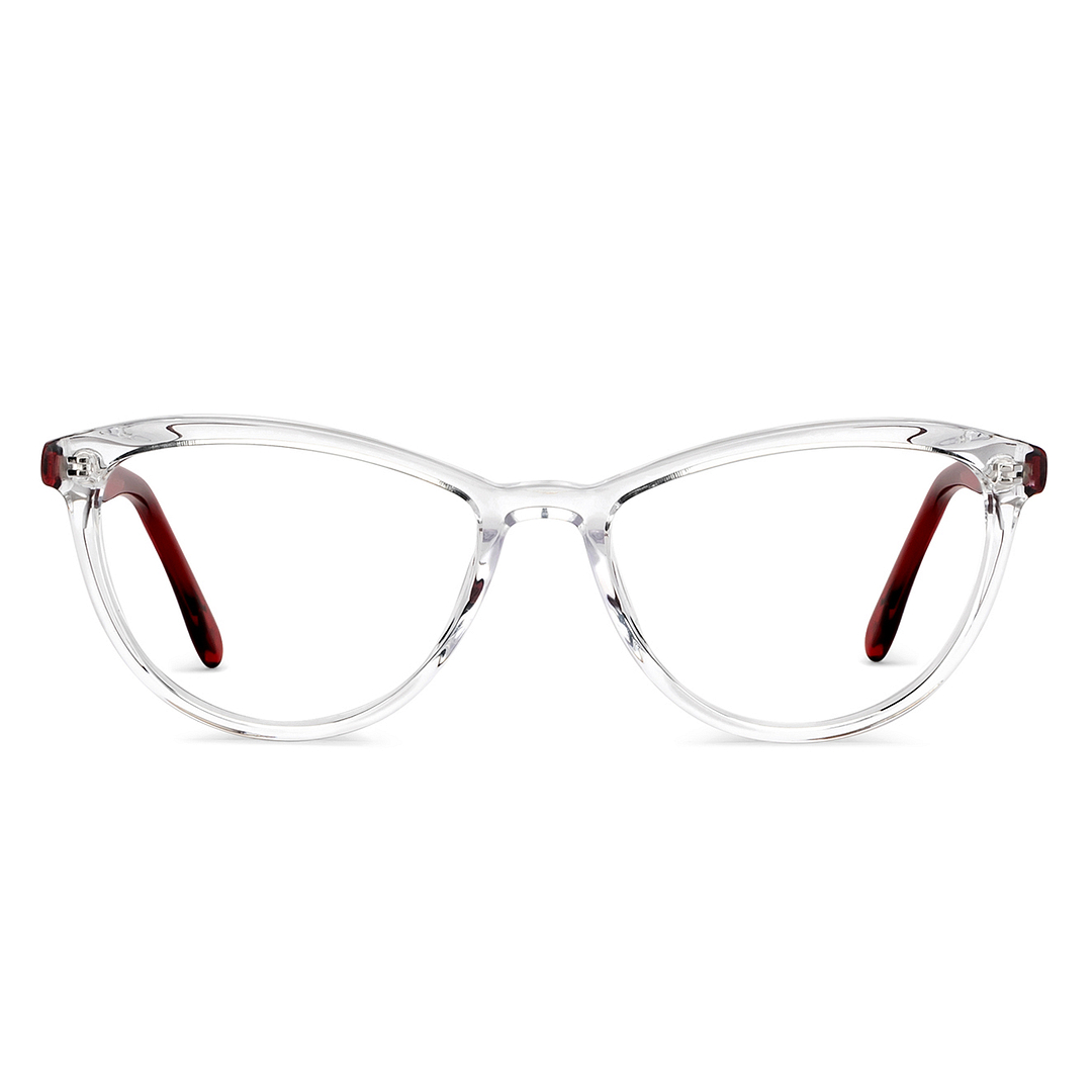 Hooper Online Crystal Transparent Full Rim Cat Eye right side