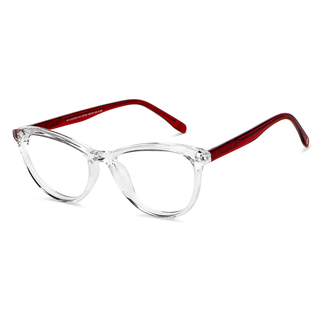 Hooper Online Crystal Transparent Full Rim Cat Eye right side