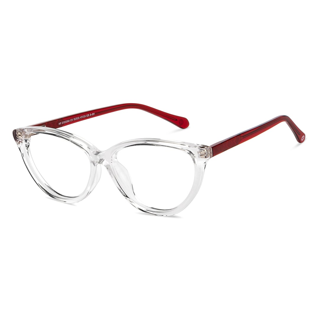 Hooper Online Crystal Transparent Full Rim Cat Eye right side