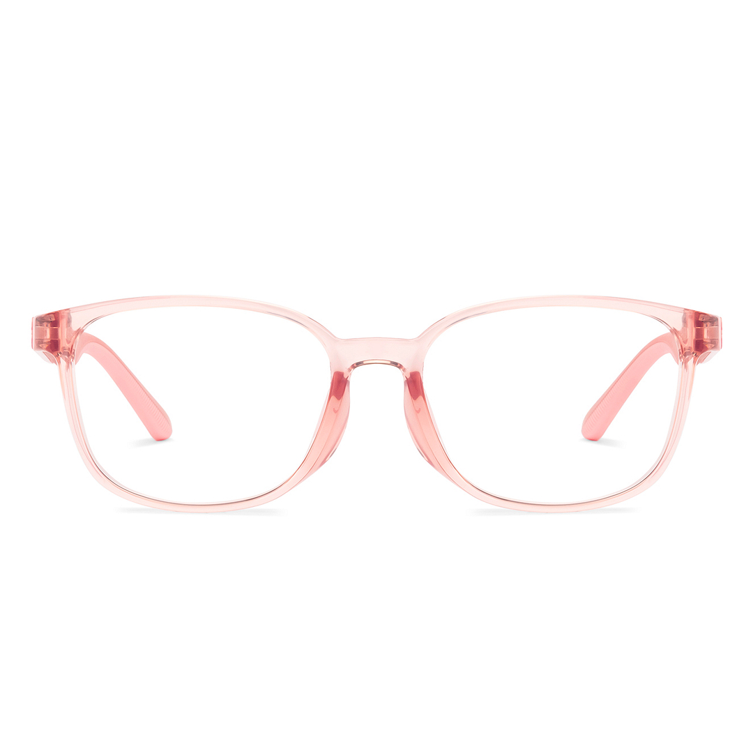 Hooper Pink Transparent Full Rim Rectangle right side