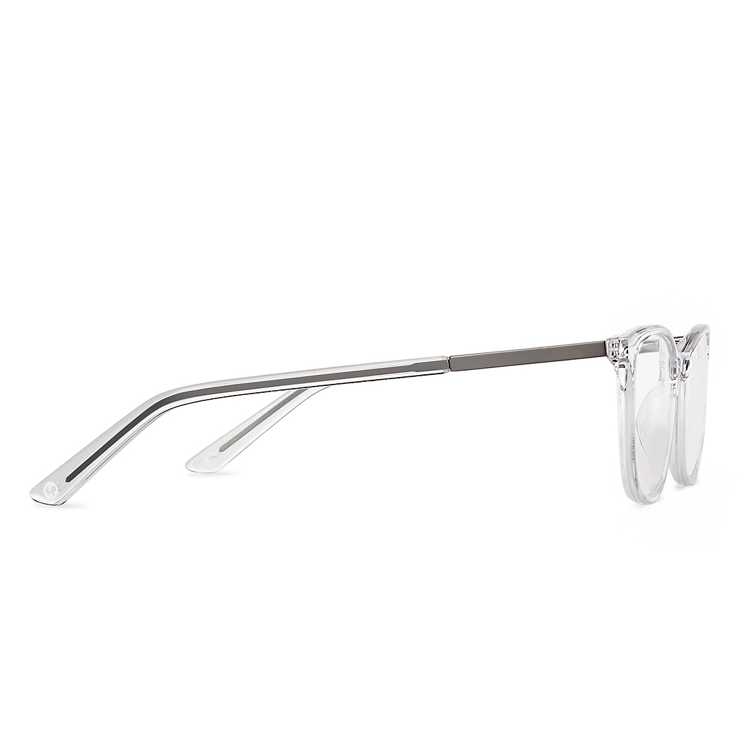 Hooper Online Crystal Transparent Full Rim Rectangle left side