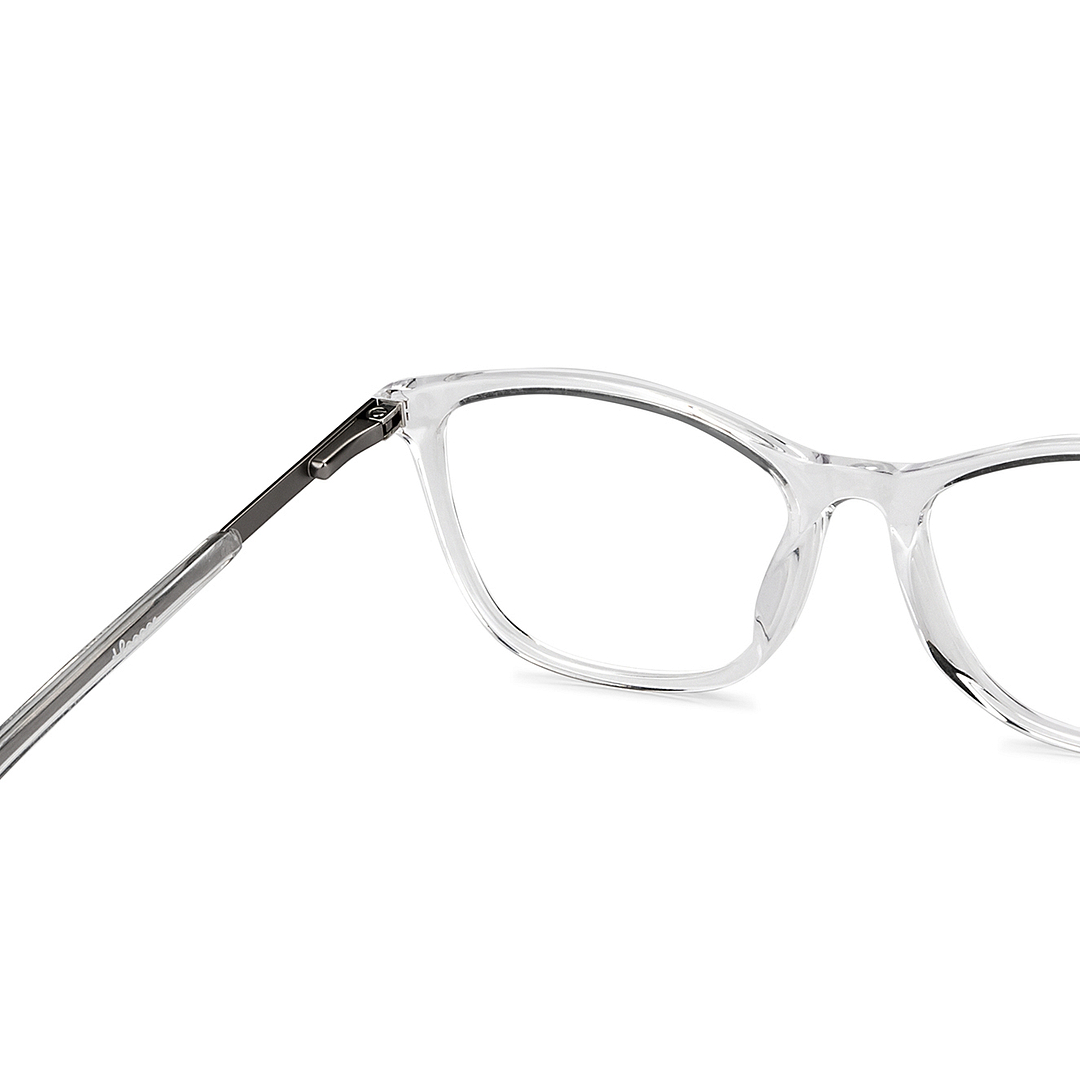Hooper Online Crystal Transparent Full Rim Rectangle right side