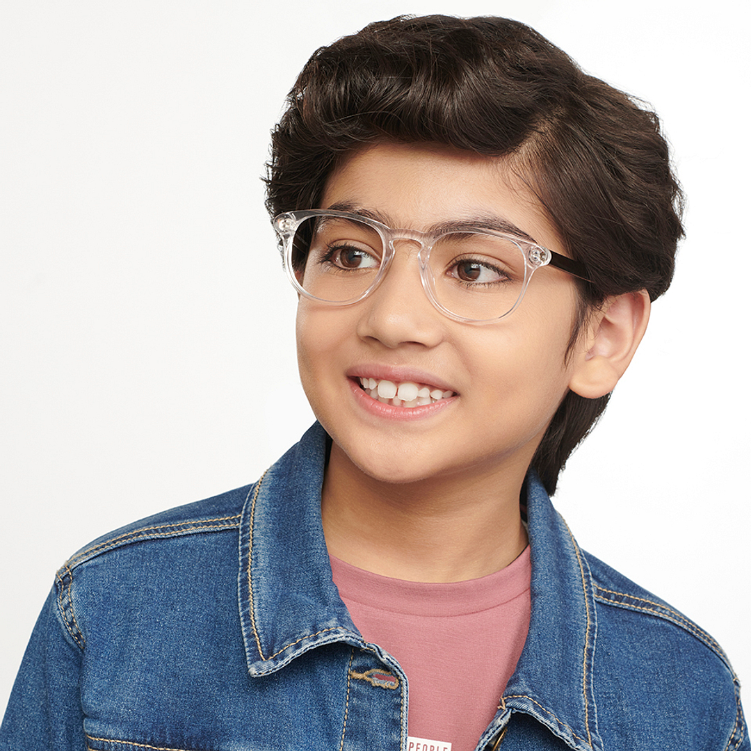 Hooper Online Crystal Transparent Full Rim Round right side