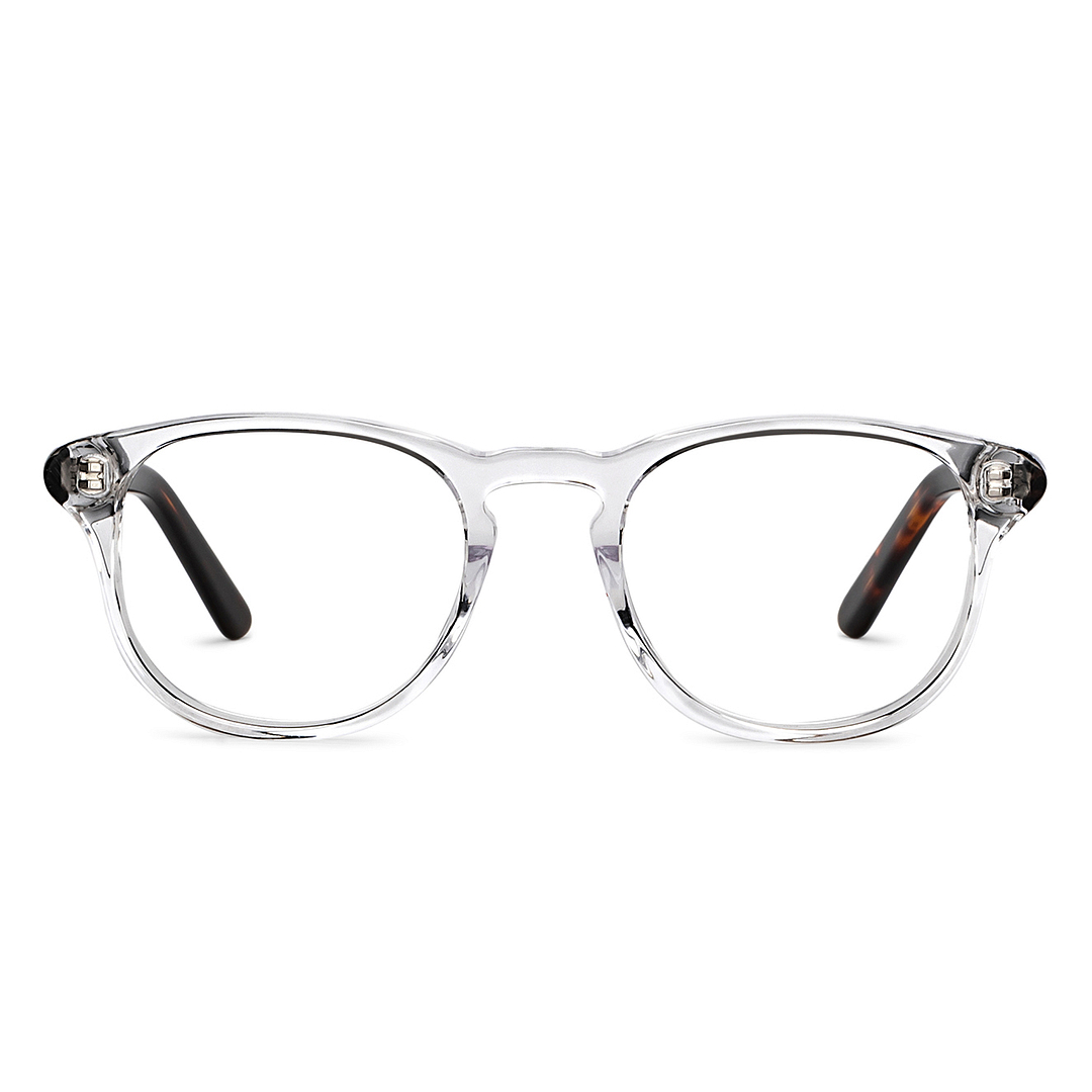 Hooper Online Crystal Transparent Full Rim Round left side