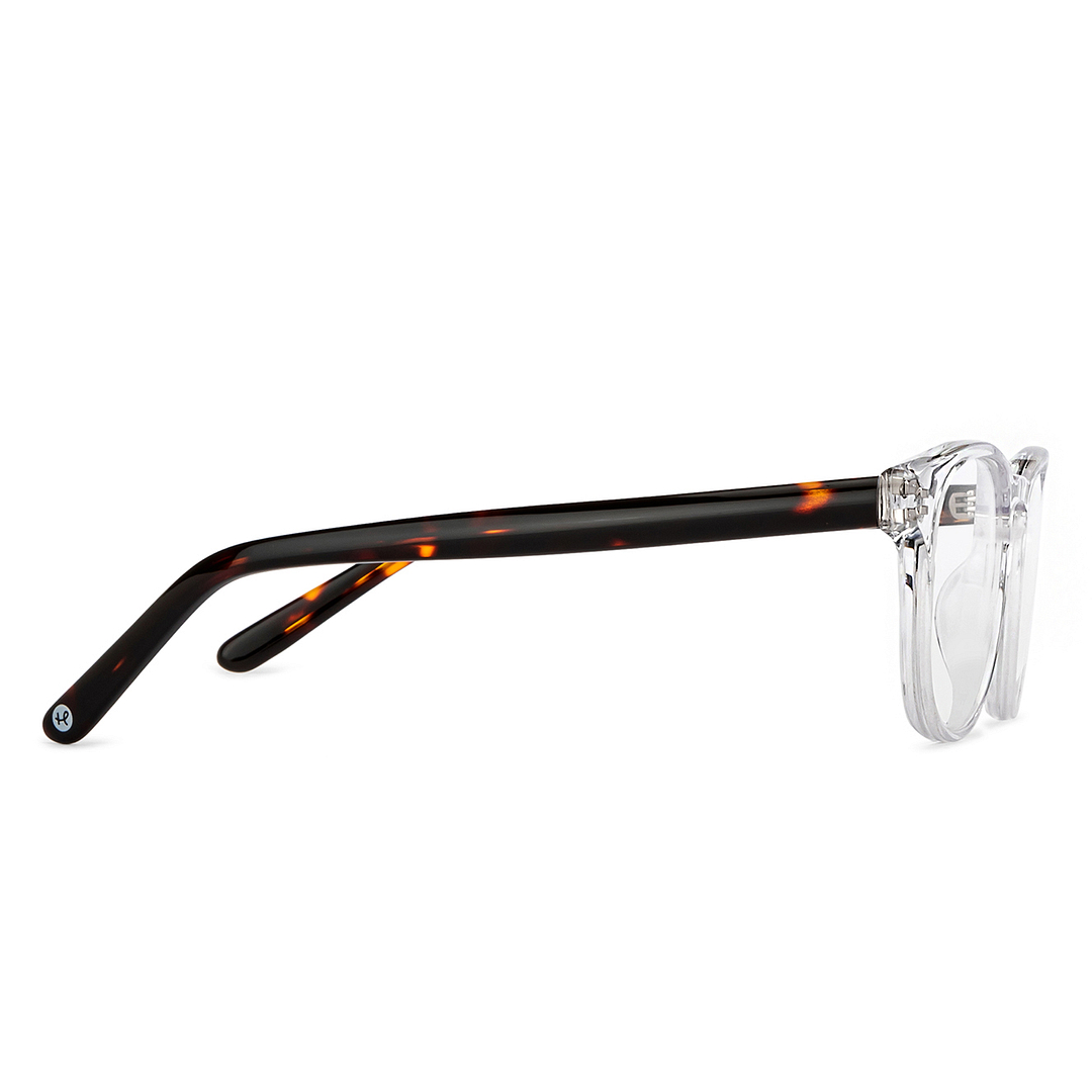 Hooper Online Crystal Transparent Full Rim Round left side