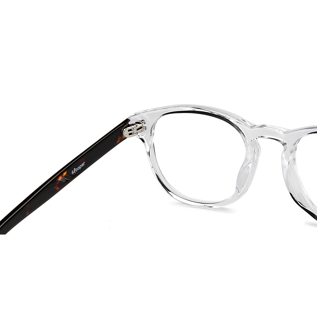 Hooper Online Crystal Transparent Full Rim Round right side