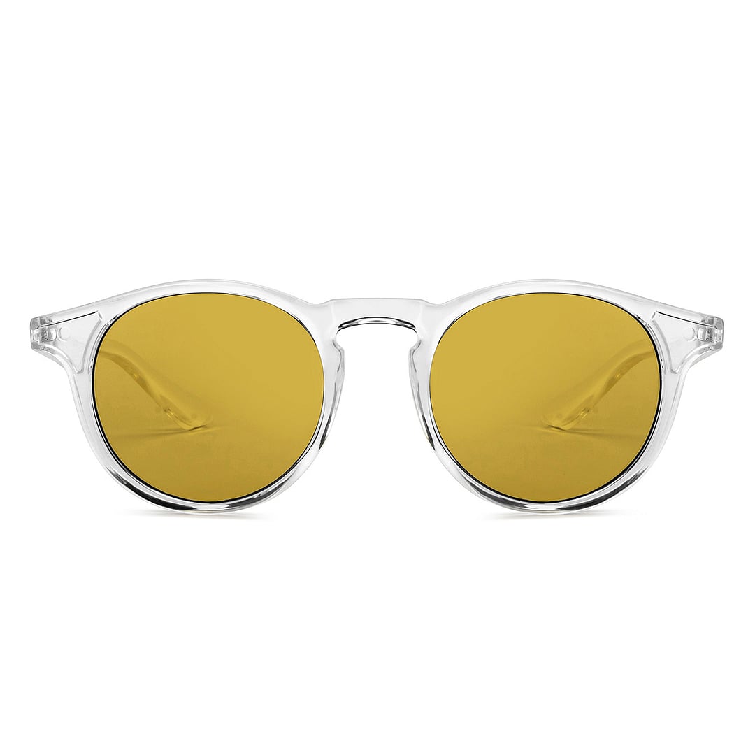 Hooper Crystal Transparent Full Rim Round right side