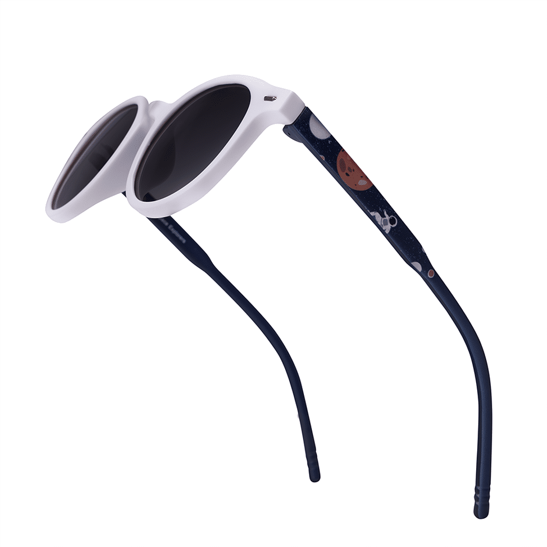 Hooper White Full Rim Round left side