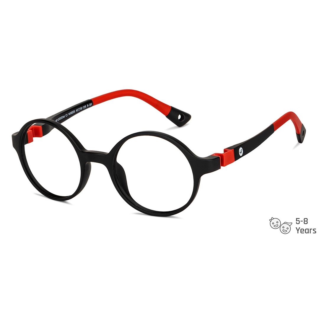 Hooper Online Black Full Rim Round right side