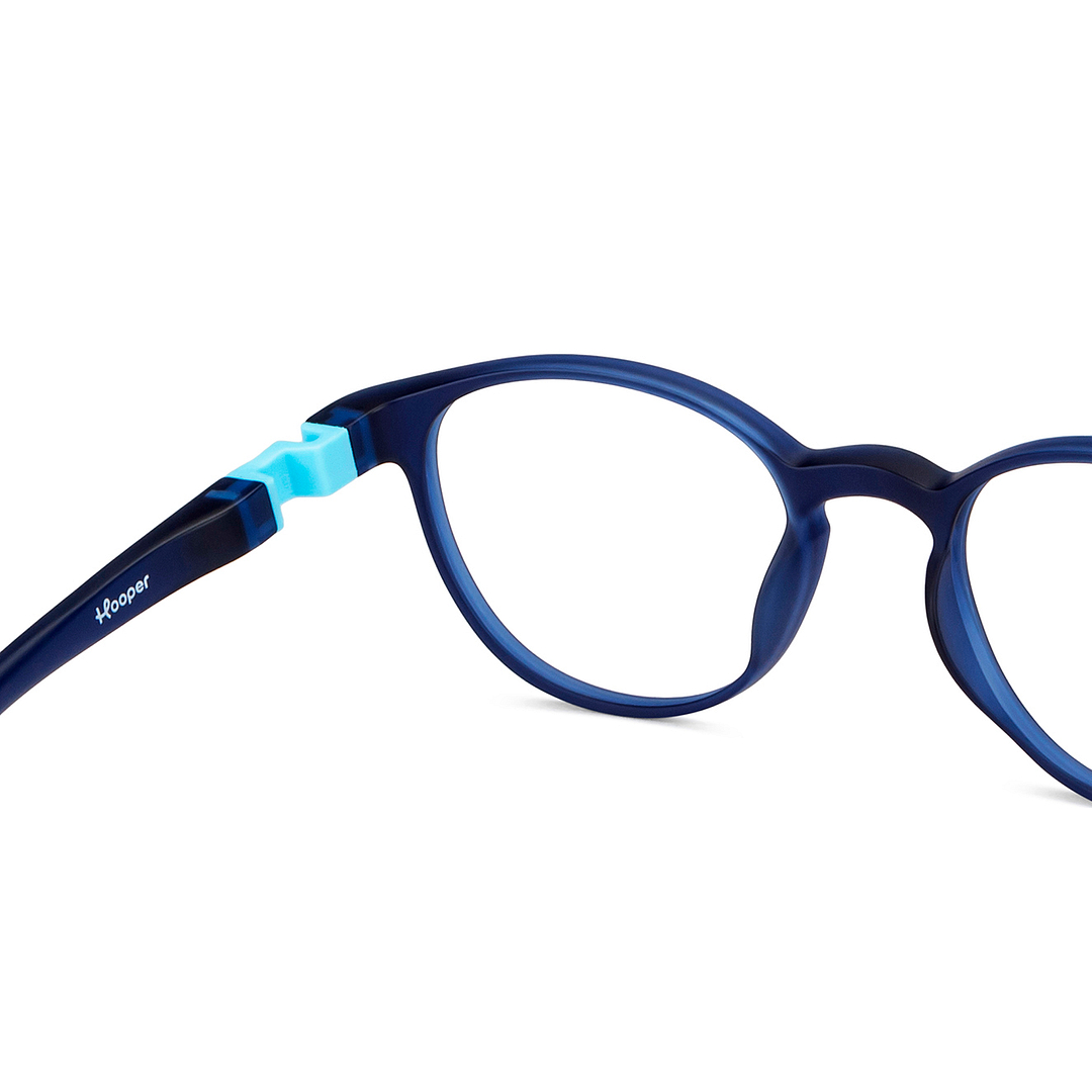 Hooper Sky Blue Full Rim Round right side