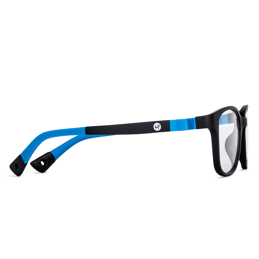 Hooper Black Full Rim Rectangle left side