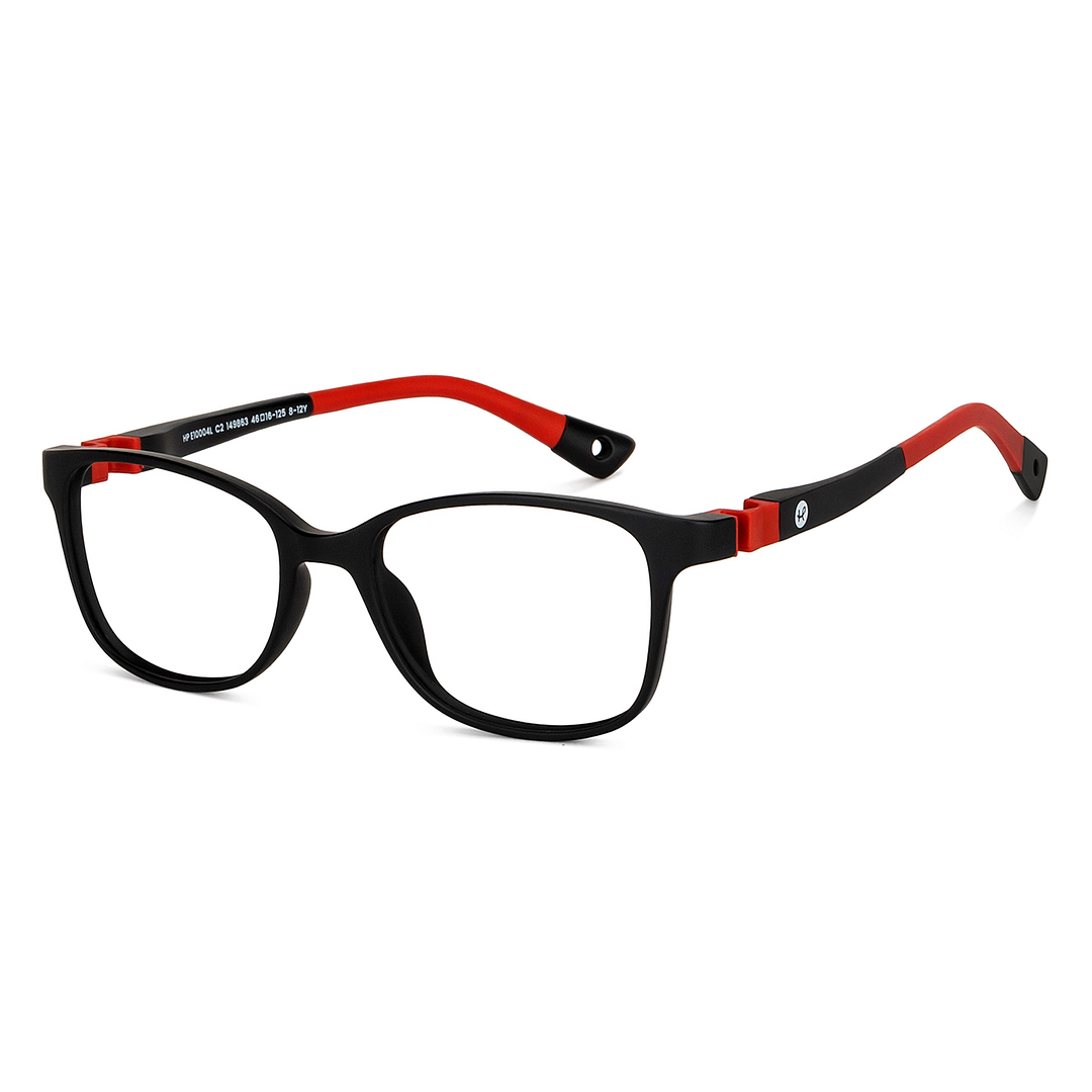 Hooper Black Full Rim Rectangle left side