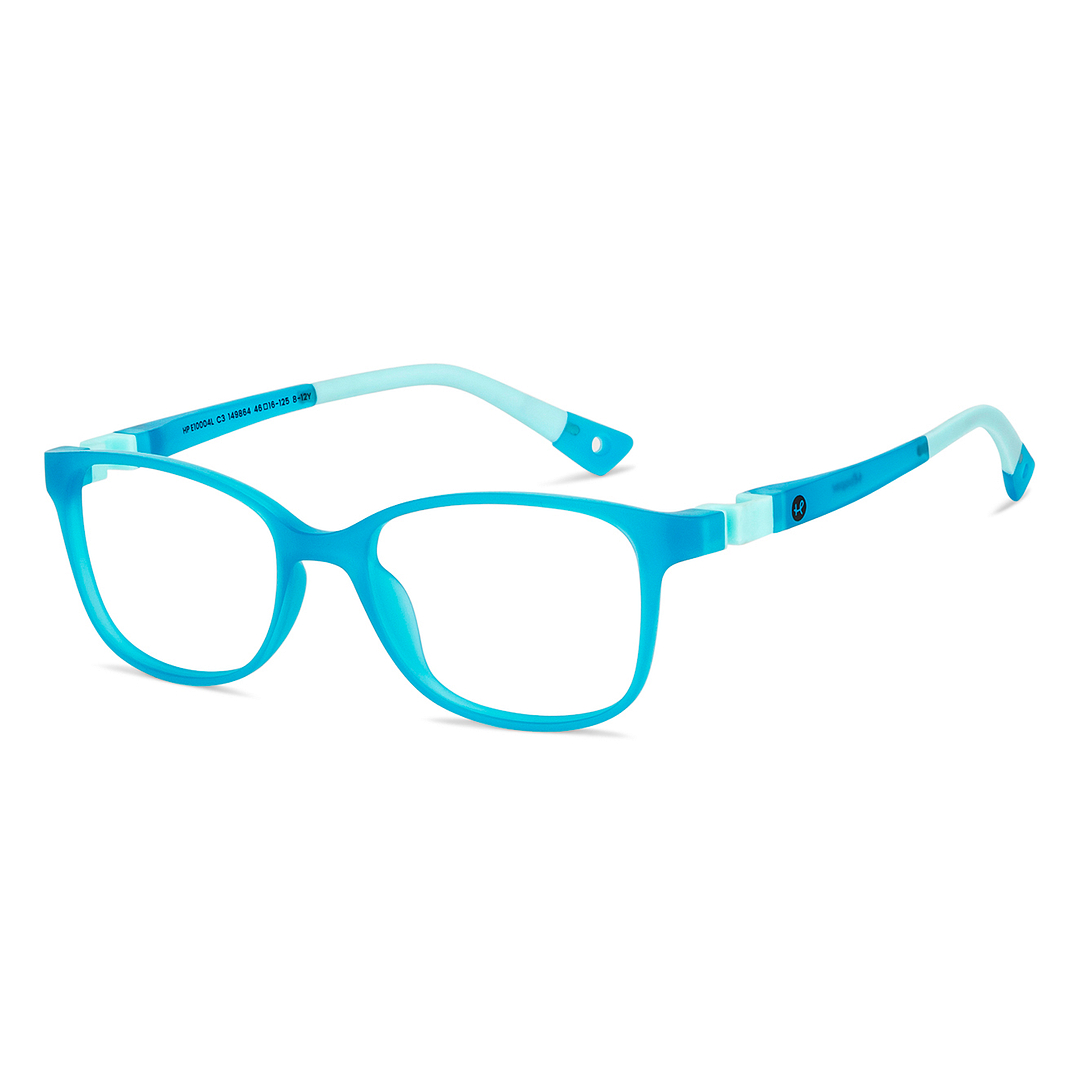 Hooper Online Sky Blue Full Rim Rectangle left side