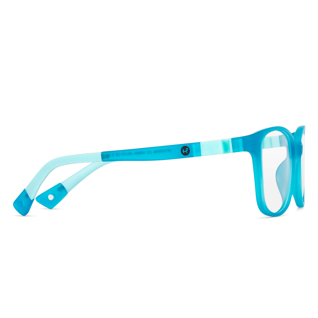 Hooper Online Sky Blue Full Rim Rectangle left side