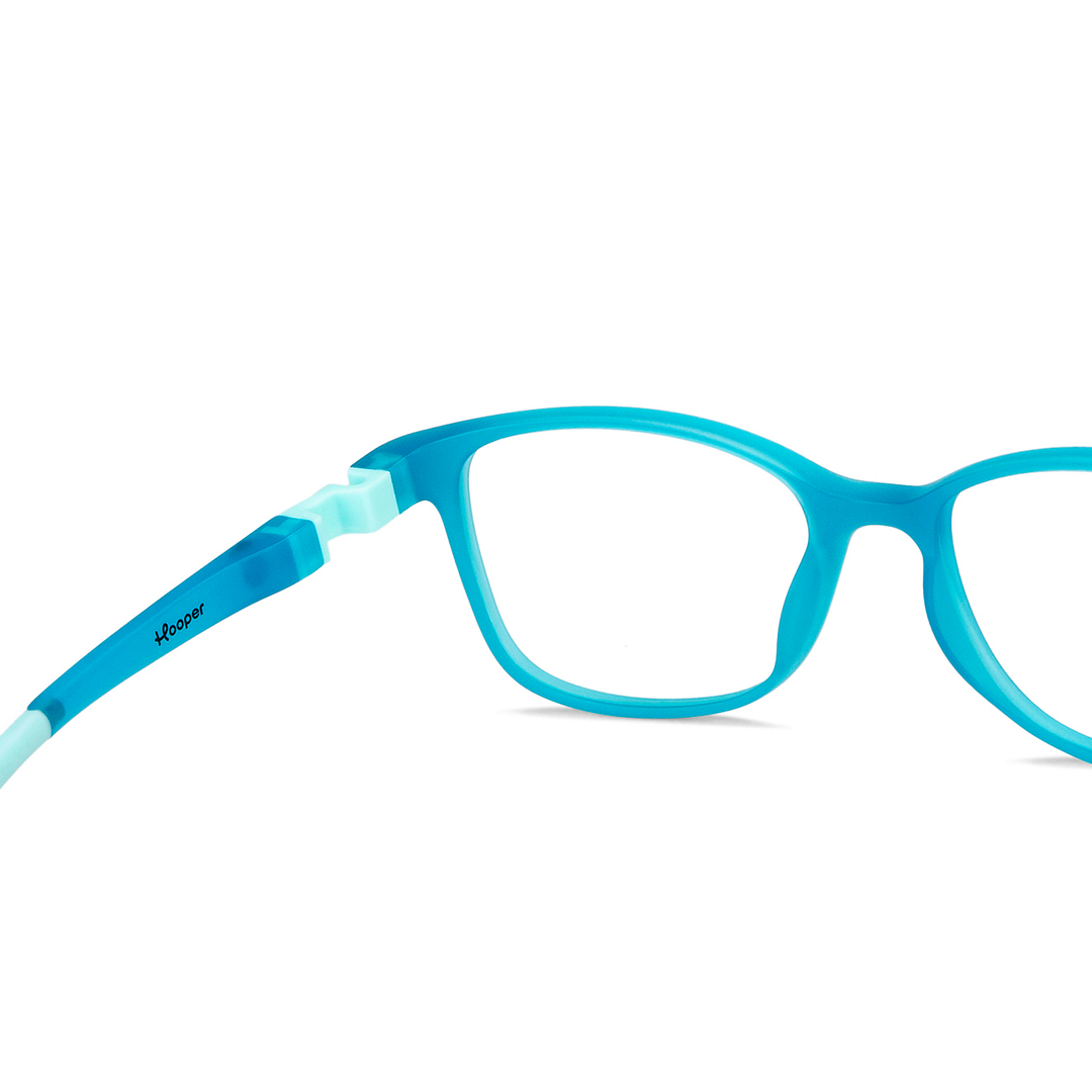 Hooper Online Sky Blue Full Rim Rectangle right side