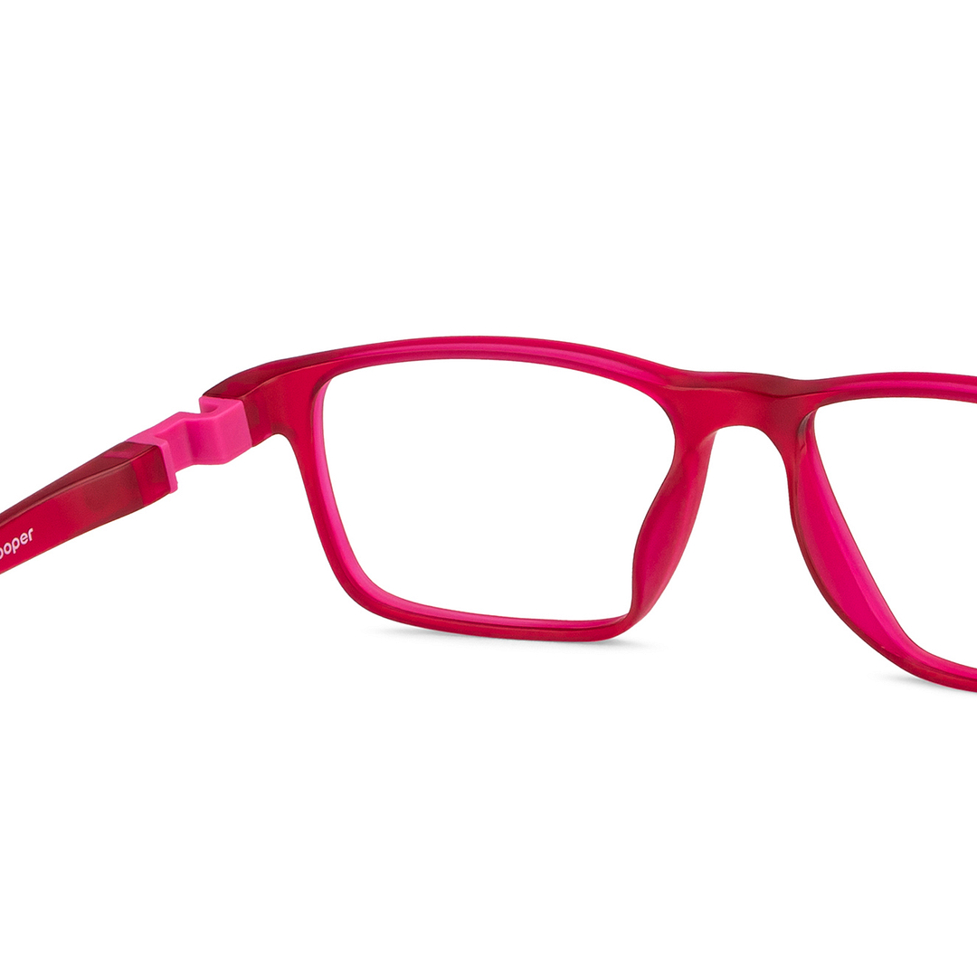 Hooper Online Red Full Rim Rectangle right side