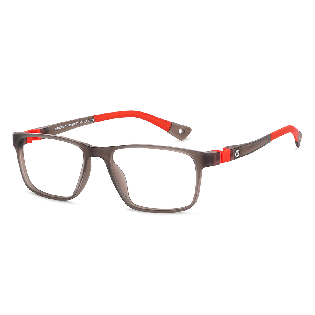 Hooper Light Gray Full Rim Rectangle left side