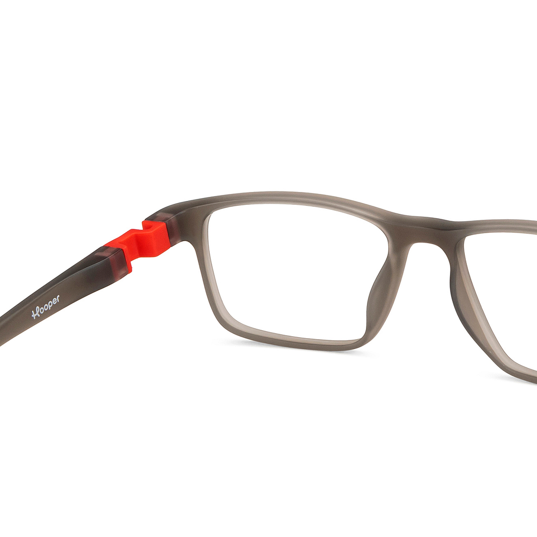 Hooper Light Gray Full Rim Rectangle right side