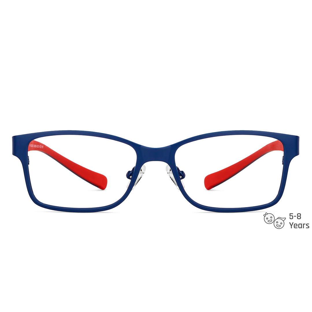 Hooper Online Sky Blue Full Rim Rectangle left side