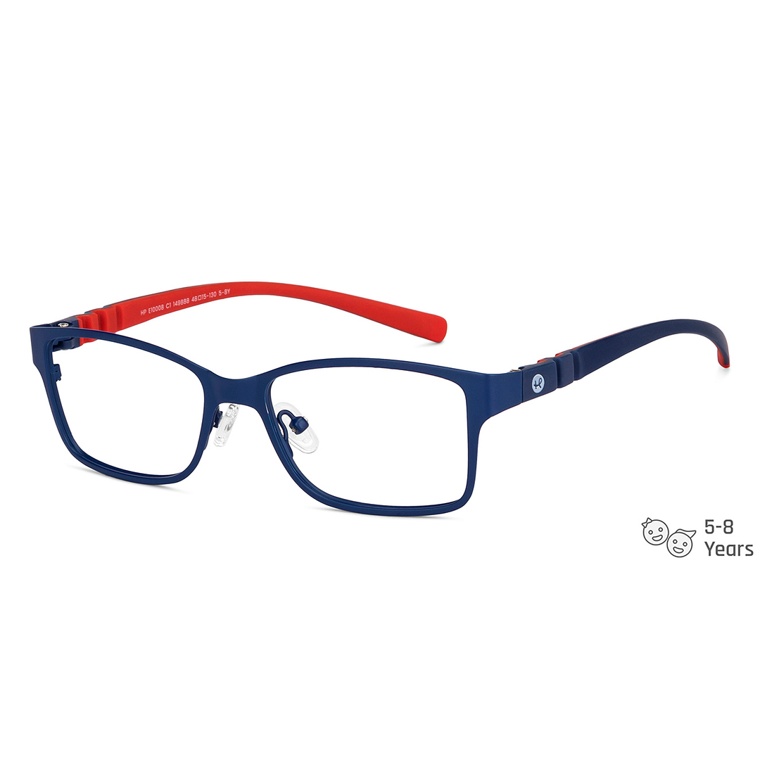 Hooper Online Sky Blue Full Rim Rectangle right side