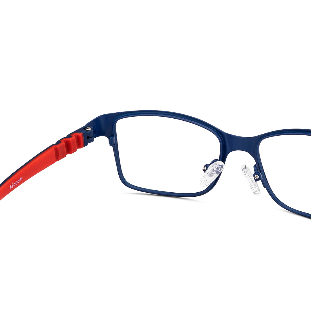 Hooper Online Sky Blue Full Rim Rectangle right side