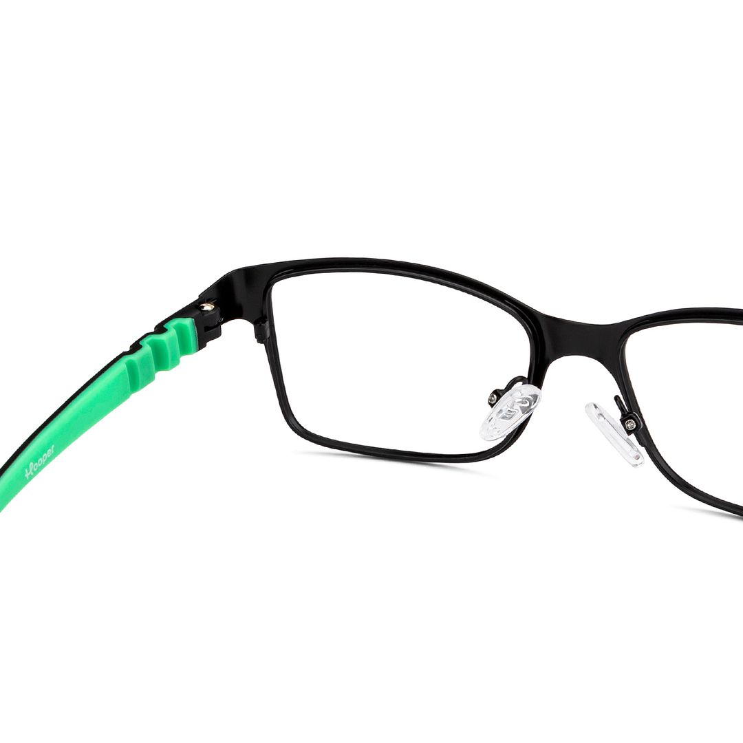 Hooper Online Black Full Rim Rectangle right side