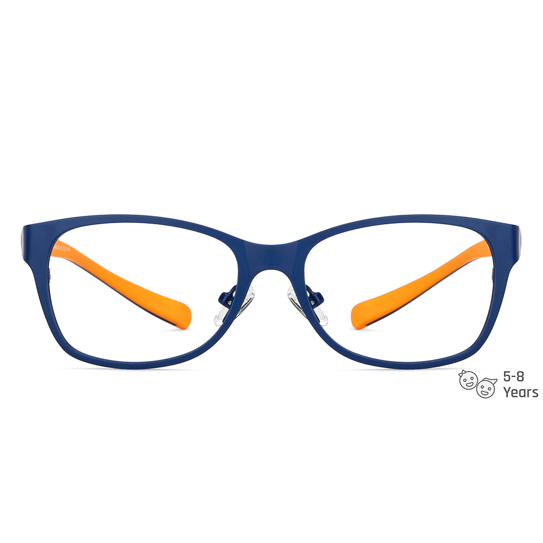 Hooper Online Sky Blue Full Rim Rectangle left side