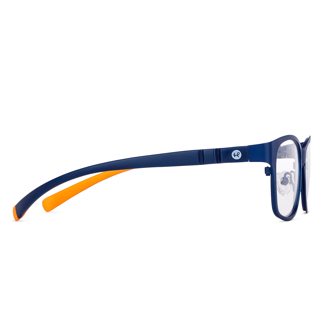 Hooper Online Sky Blue Full Rim Rectangle left side