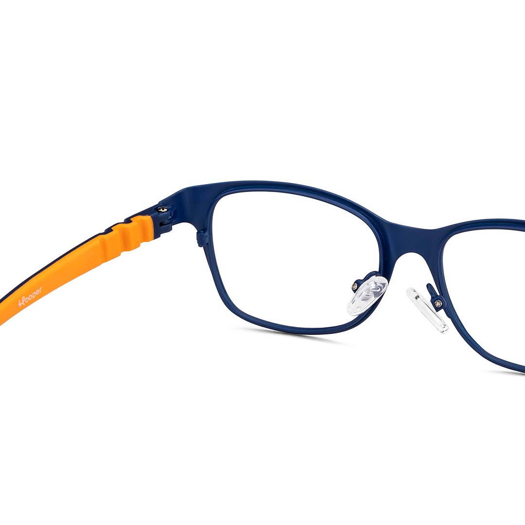 Hooper Online Sky Blue Full Rim Rectangle right side