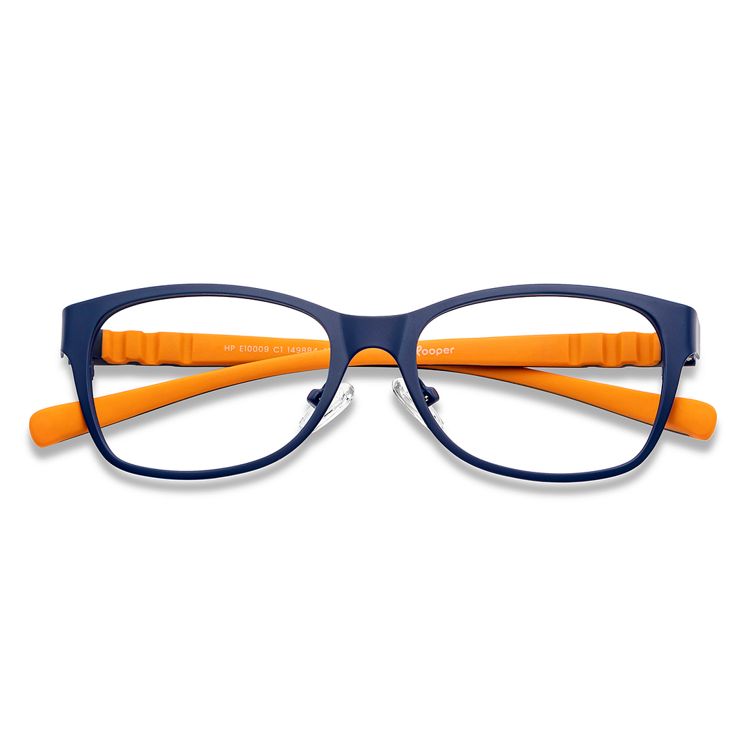 Hooper Online Sky Blue Full Rim Rectangle left side