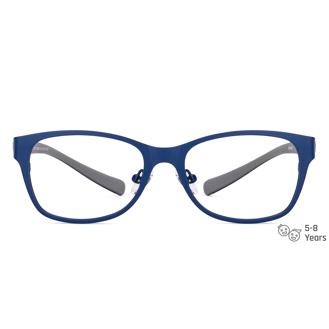 Hooper Online Sky Blue Full Rim Rectangle left side