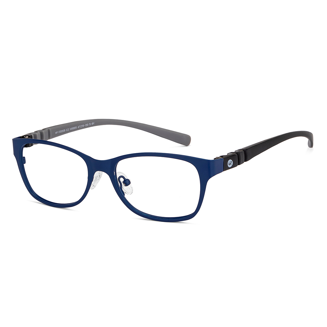 Hooper Online Sky Blue Full Rim Rectangle right side